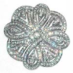 Womens accessory jewelry wear wholesale shopping. Imitation diamonds  in celtic style designed brooch